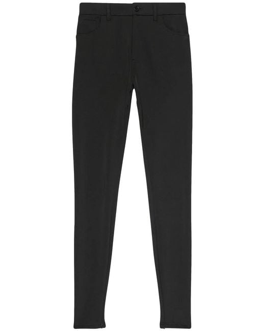 Balenciaga Black High-Waisted Leggings