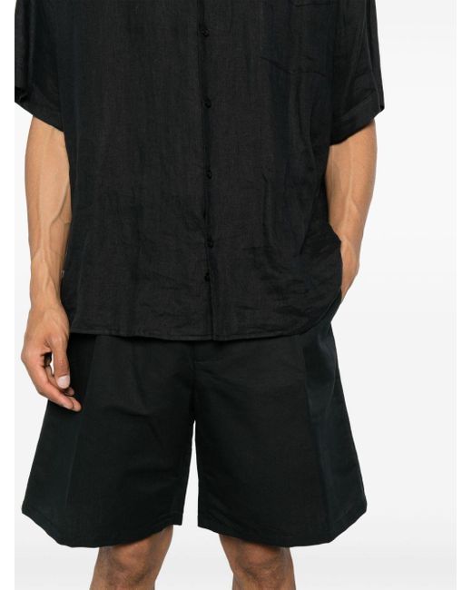 Low Brand Shorts mit elastischem Bund in Black für Herren