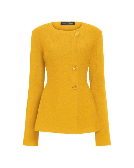 Proenza Schouler Yellow Sukki Jacket