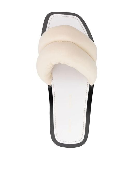 Proenza Schouler White Padded Slip-On Sandals
