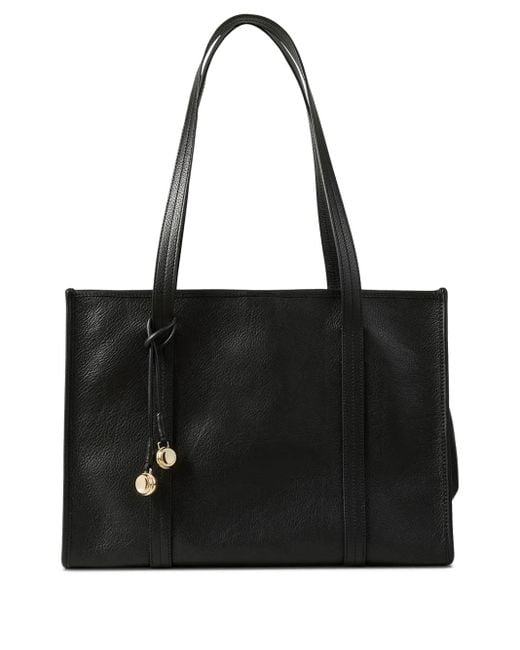 Sandro Shopper Met Structuur in het Black