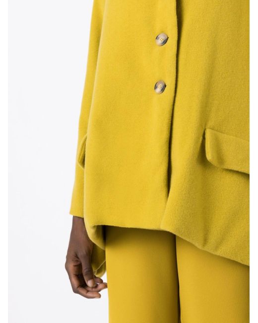 UMA | Raquel Davidowicz Asymmetrische Blazer in het Yellow