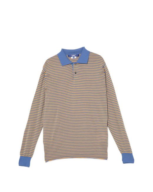 Junya Watanabe Natural Striped Polo Shirt for men