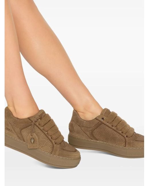 Sneakers Southbank Tag Con Testa D'Aquila di Kurt Geiger in Brown