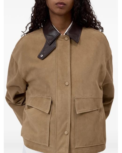 Closed Natural Suede Leather Jacket
