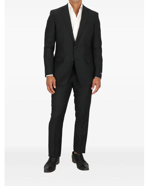 Roberto Cavalli Black Single-Breasted Suit for men