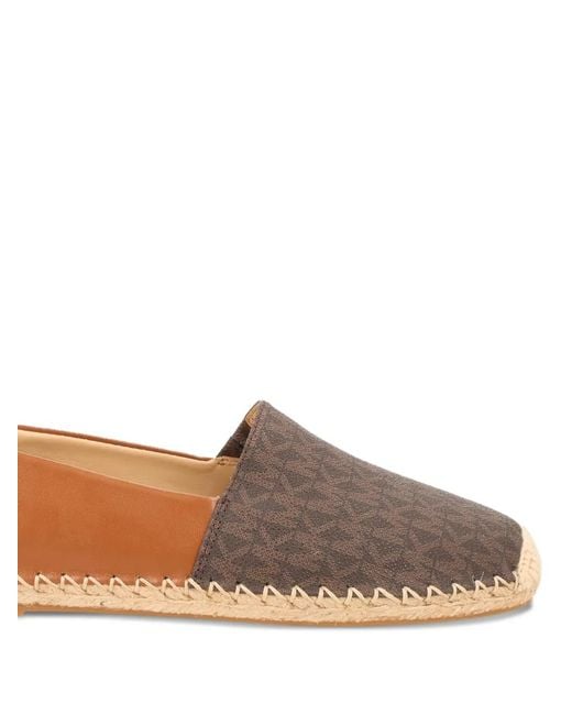 Michael Kors Brown Monogram Ballet Flats