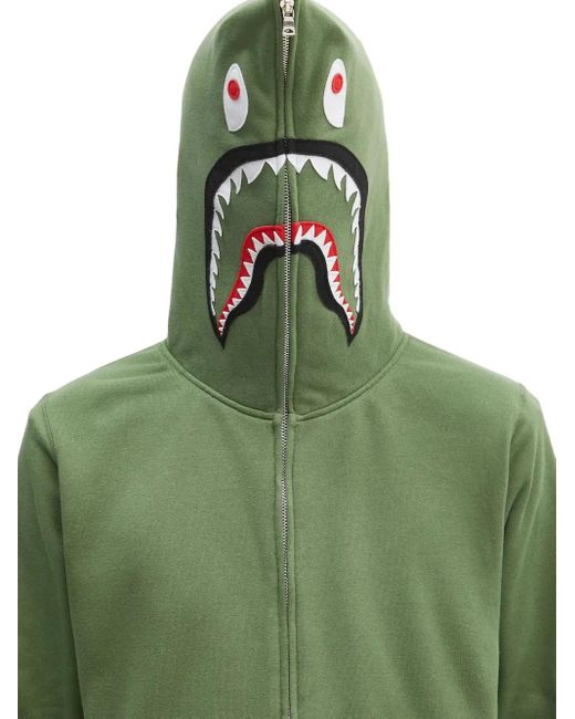 A Bathing Ape Kapuzenjacke mit Reißverschluss in Green für Herren
