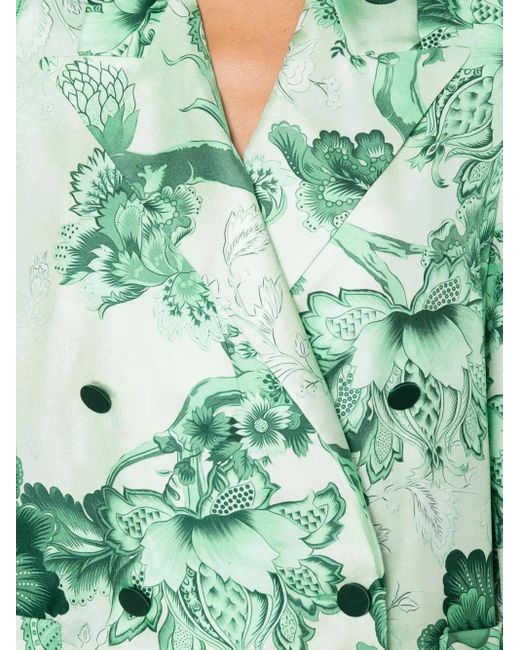 F.R.S For Restless Sleepers Green Doppelreihiger Lone Blazer