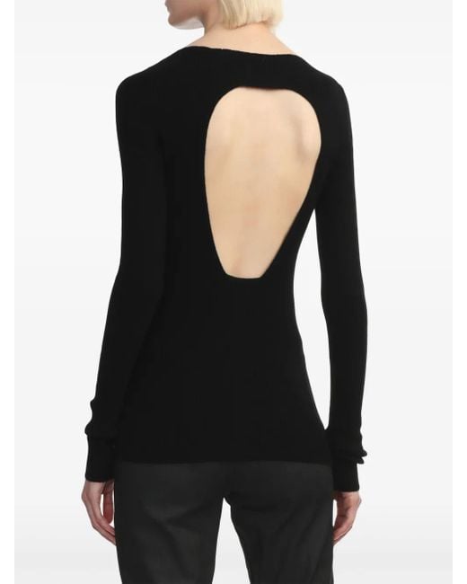 Rick Owens Black Al Sweater