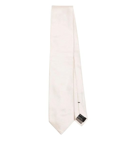 Tom Ford White Silk Tie for men