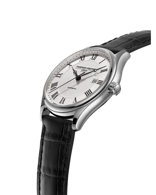 Frederique Constant White Classics Index Automatic 38mm for men