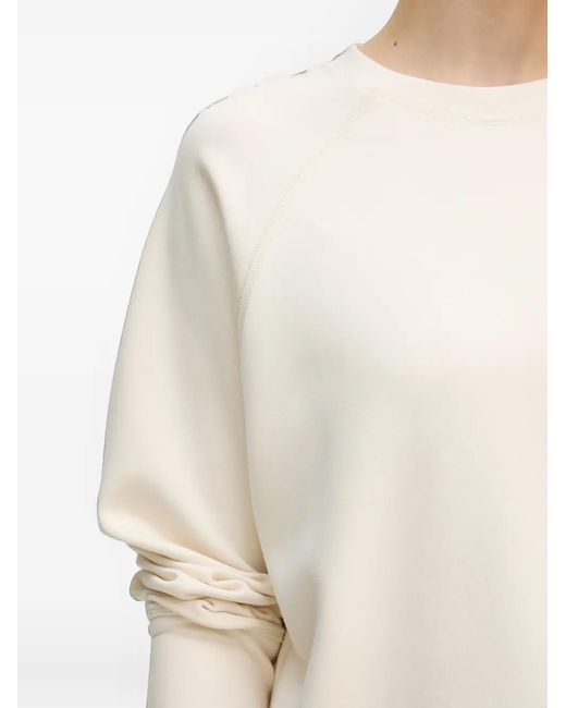Mos Mosh White Mmabello Basic Raglan-Sleeve Sweatshirt