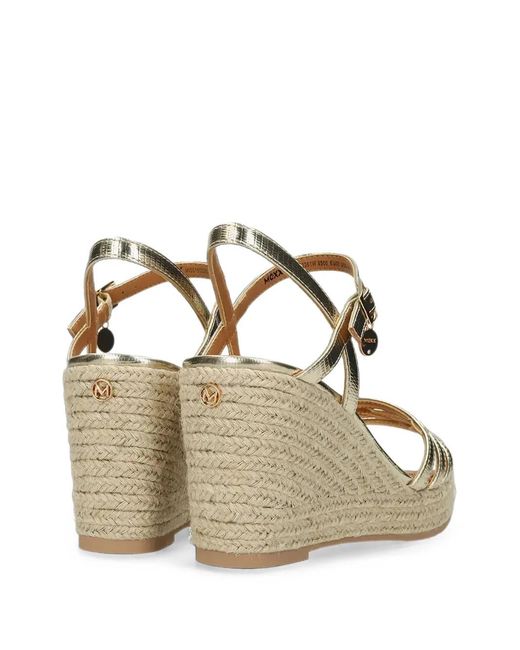 Mexx Natural Strappy Wedge Espadrilles
