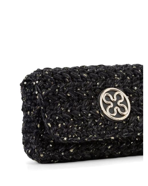 Bandolera Pattina Greta Con Lentejuelas V73 de color Black