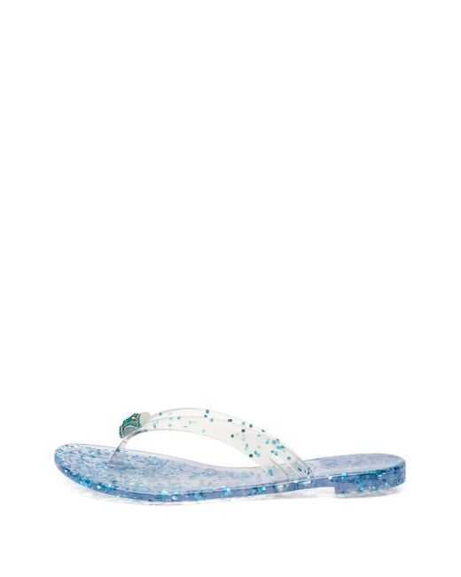 Casadei White Jelly Flip Flops