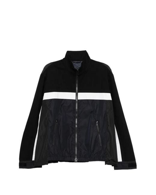 CROQUIS Black Veste À Rayures for men