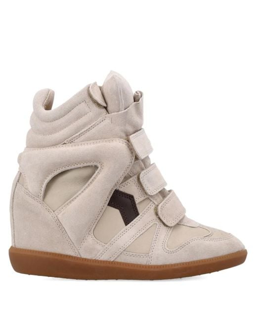 Isabel Marant Natural Bekett Sneakers mit Cut-Outs
