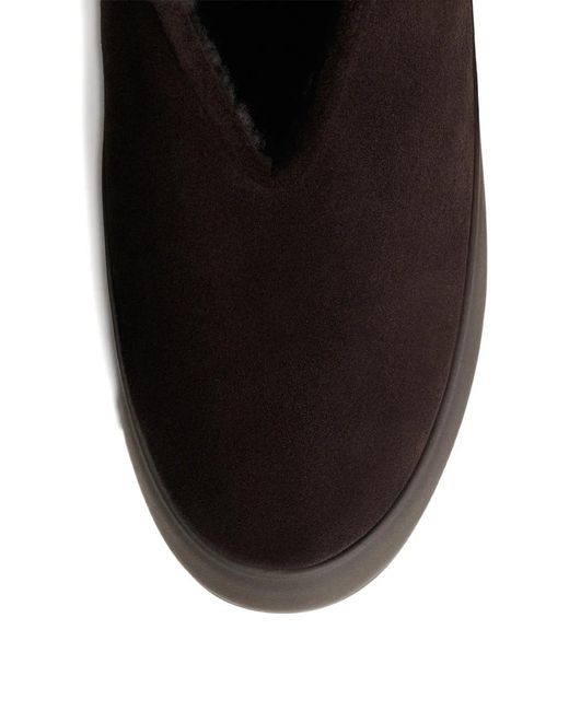 12 STOREEZ Brown Shearling-Lined Loafers
