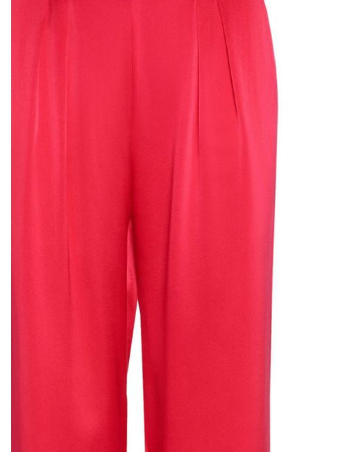 Eres Red Mondain Silk Pyjama Bottoms