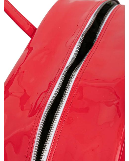 PUMA Red Logo Top-Handle Tote Bag