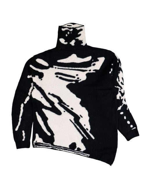Doublet Black Long-Sleeve Sweater
