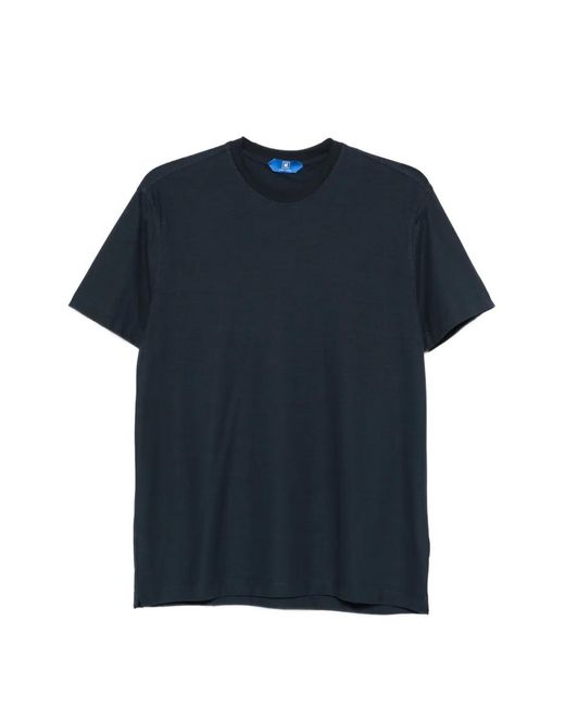 KIRED Blue Cotton T-Shirt for men