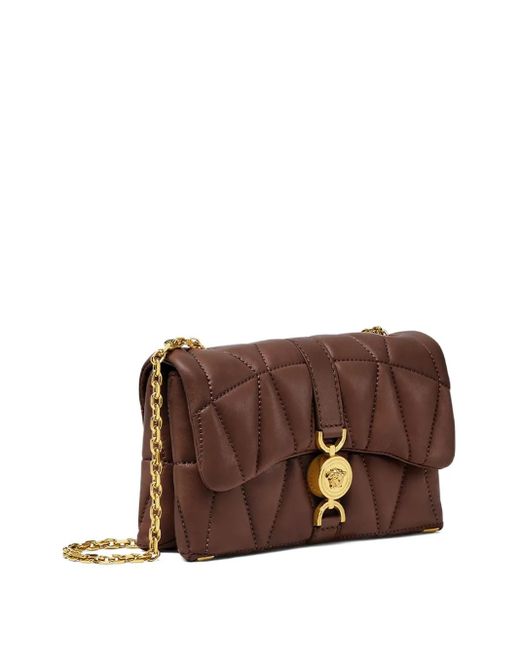 Borsa Kleio Mini di Versace in Brown