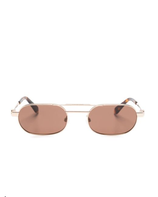 Off-White c/o Virgil Abloh Pink Vaiden Pilot-frame Sunglasses
