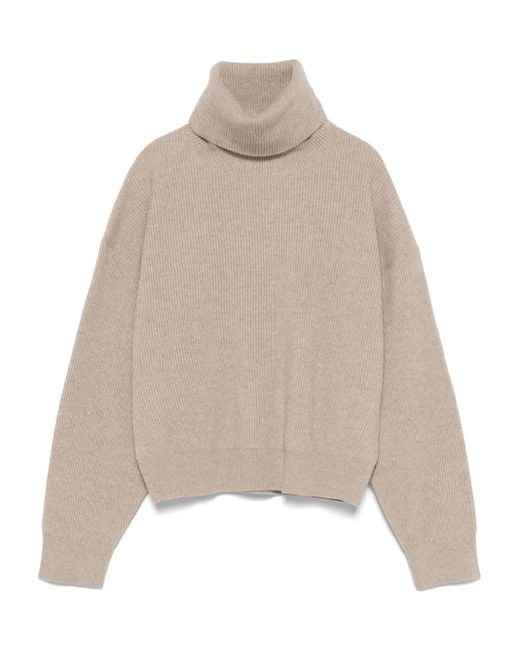 Brunello Cucinelli Natural Wool,Cashmere And Silk Sweater