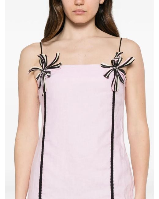Cala De La Cruz Pink Sloane Maxi Dress
