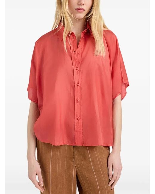 Momoní Red Chemise Brooklyn À Manches Kimono