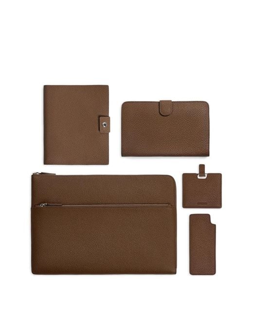 12 STOREEZ Brown Leather Wallet