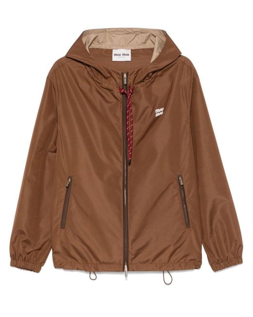Miu Miu Jack Met Capuchon in het Brown