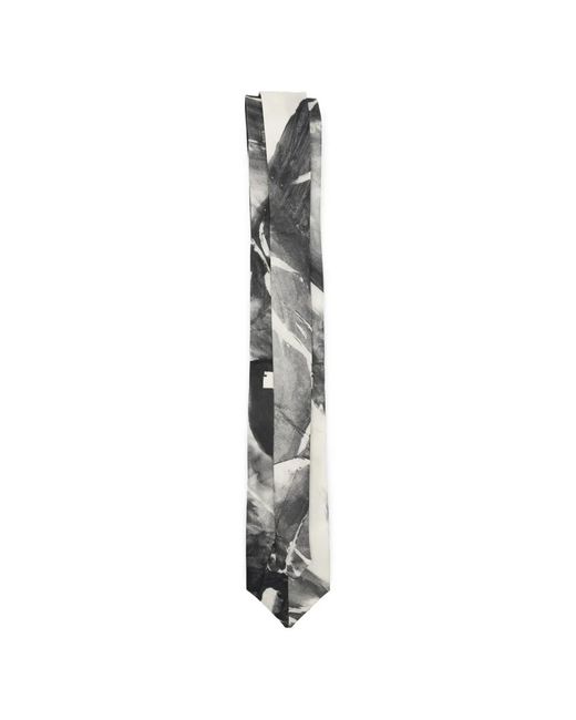 Alysi White Pattern Tie