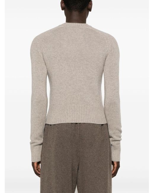 Extreme Cashmere Natural Mélange Cashmere Knitted Jumper