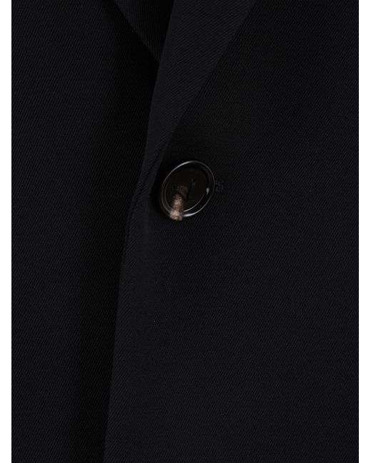 Bottega Veneta Sakko mit Kontrastnähten in Black für Herren