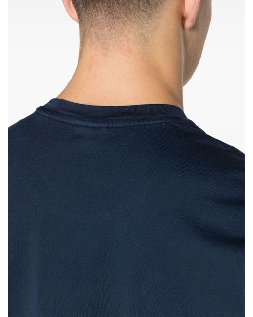T-shirt en coton à col rond Paul & Shark pour homme en coloris Blue