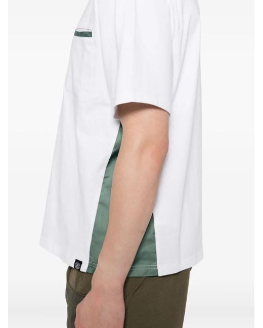 SPORT b. by agnès b. White Cotton T-Shirt for men