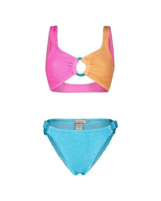 Paramidonna Blue Kari Two Piece Swimsuit