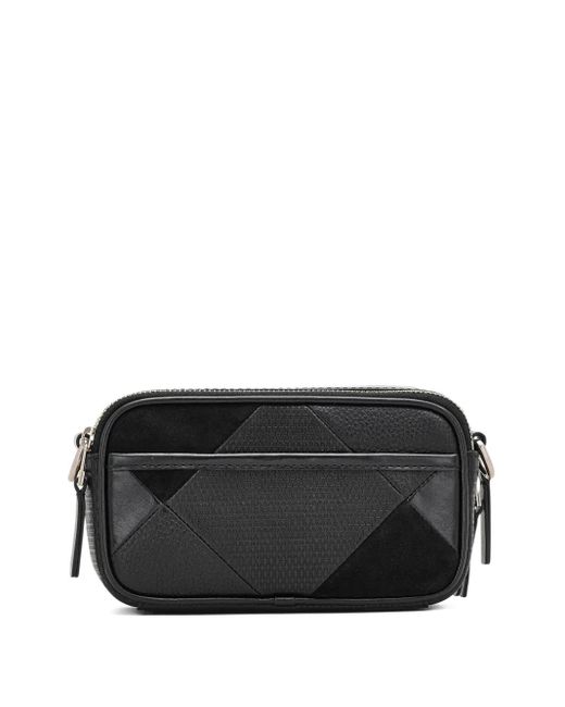 Marc Jacobs Black Snapshot Patchwork-Design Crossbody Bag