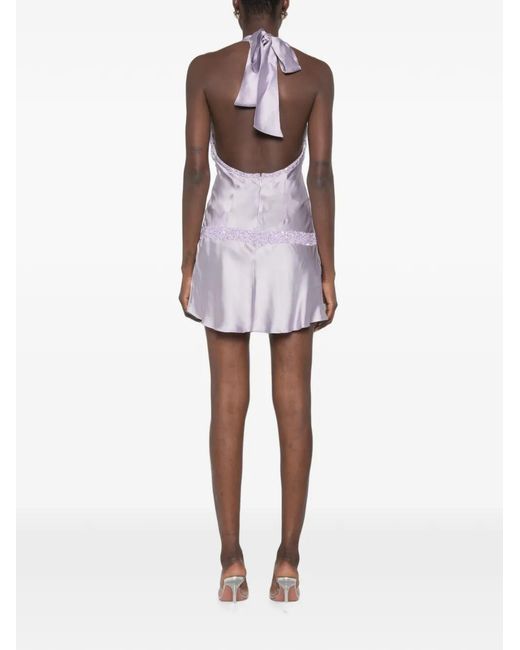 Asta Resort White Celine Bead-Embellished Mini Dress