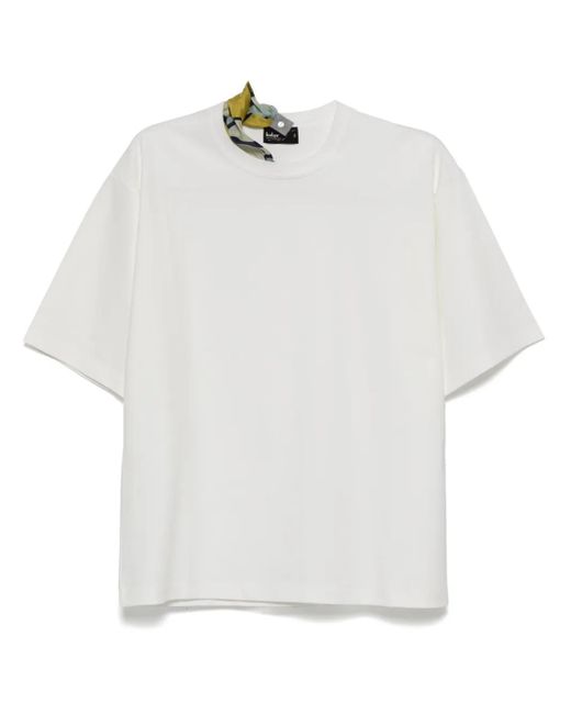 メンズ Kolor クルーネック Tシャツ White