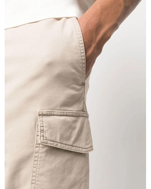 Brunello Cucinelli Natural Strech-Cotton Dyed Trousers for men