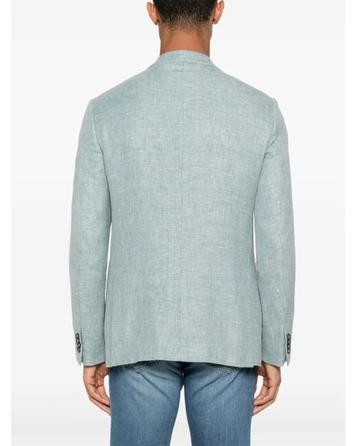 メンズ Zegna シングルジャケット Blue