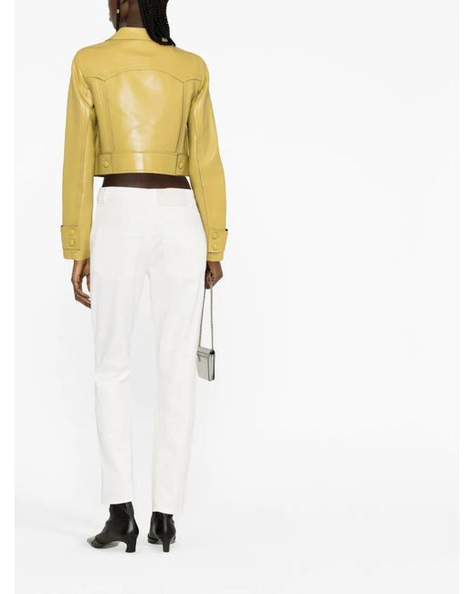 Off-White c/o Virgil Abloh White Straight-Leg Cotton Jeans