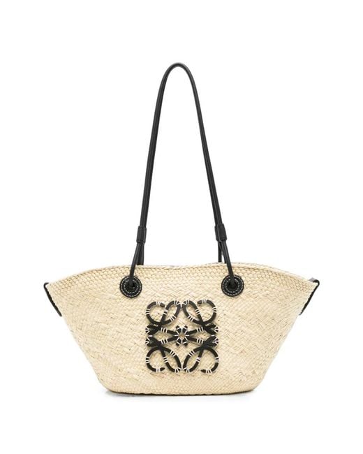 Loewe Natural Small Anagram Tote Bag