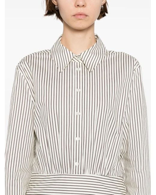 Staud Rocco Mini-Jurk in het White