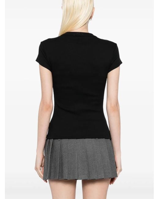 Reformation Black Raelynn Top