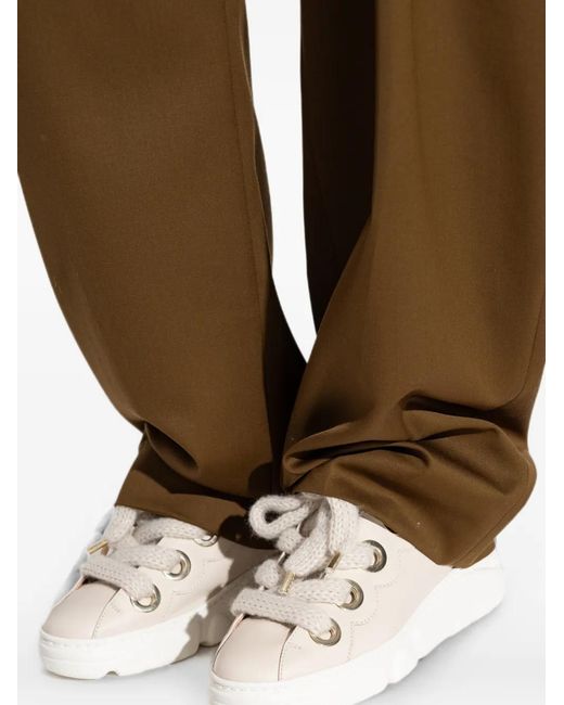 Agl Attilio Giusti Leombruni White Soft Bubble Leather Sneakers